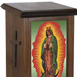 Our Lady Of Guadalupe Adult Cremation Urn - Candle Included