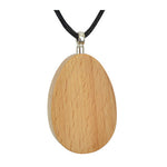 Oval Cherry Cremation Necklace Urn