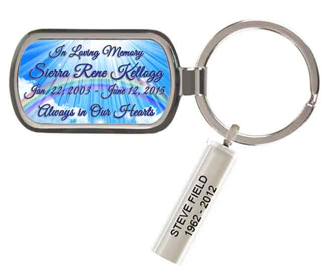 Over The Rainbow Keychain Urn