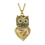 Forest Owl Heart Cremation Jewelry - Love Charms® Option