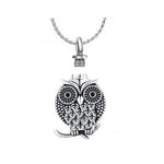 Owl of Love Cremation Jewelry Urn - Love Charms™ Option