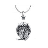 Owl of Love Cremation Jewelry Urn - Love Charms™ Option