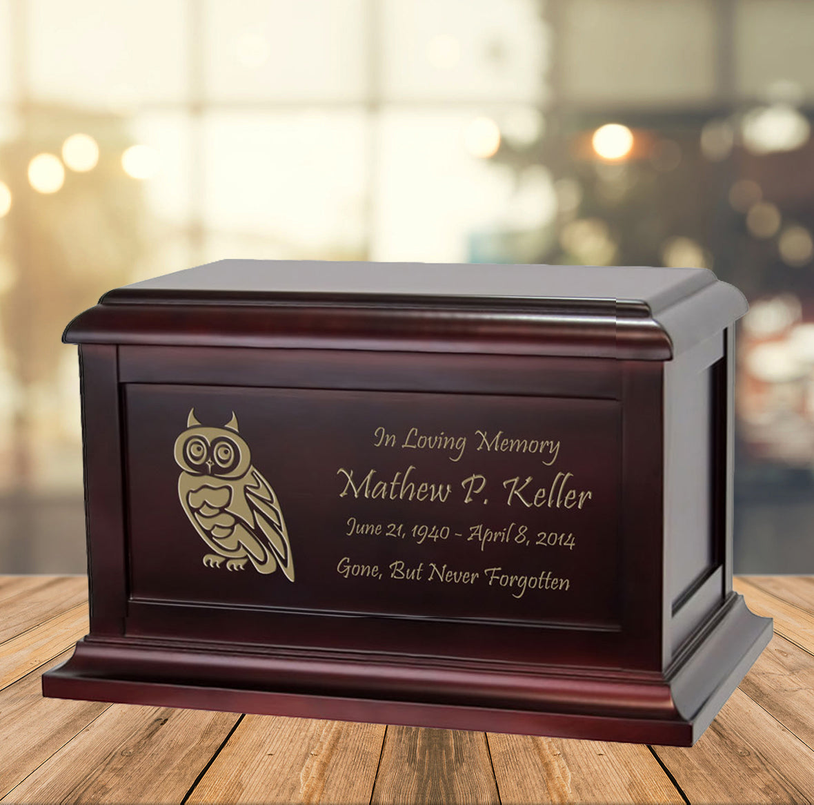 Country Owl Cremation Urn