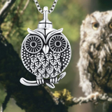 Owl of Love Cremation Jewelry Urn - Love Charms™ Option