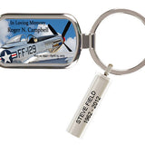 Customized P-51 Warbird Keychain Keesake