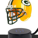 Football Adult or Medium Cremation Urn & Green Bay Packers Hover Helmet Décor - Free Engraving