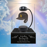 Baseball Cremation Urn & San Diego Padres Hover Helmet Décor