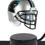 Football Cremation Urn & Carolina Panthers Hover Helmet Décor
