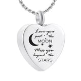 Love You Past The Moon Ash Urn - Love Charms™ Option