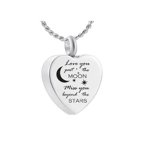 Love You Past The Moon Ash Urn - Love Charms™ Option