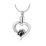 Paw Heart Jewelry Urn - Love Charms™ Option