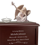 Peaceful Dove & Angel Cremation Urn