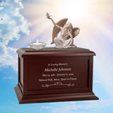 Peaceful Dove & Angel Cremation Urn