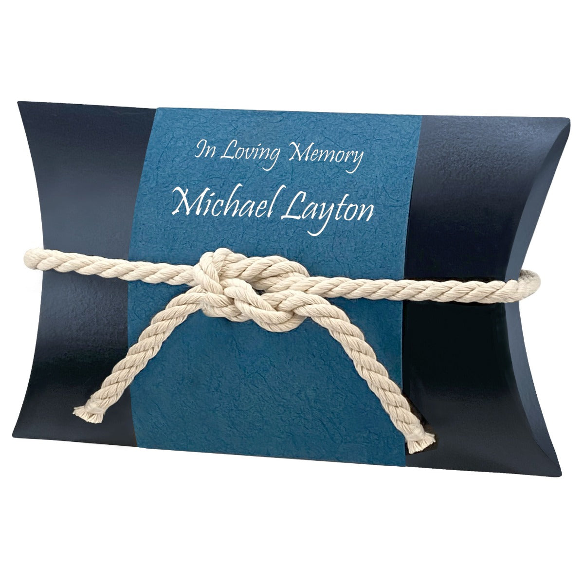 Oceanic Peaceful Pillow® Water Burial Cremation Urn - Biodegradable Water Burial At Sea Urn