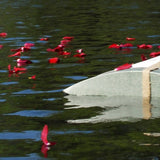 Roses Peaceful Pillow® Water Burial Cremation Urn - Biodegradable Water Burial At Sea Urn - Wide River Urn