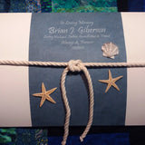 Fisherman Peaceful Pillow® Companion Water Burial Urn - Biodegradable Burial At Sea For Two Urn - Wide River Urn
