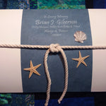 Nautical Peaceful Pillow® Water Burial Cremation Urn - Biodegradable Water Burial At Sea Urn - Wide River Urn