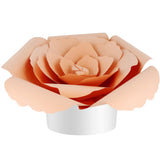 Peach Peaceful Petal® Flower Water Burial Adult Urn - Blue Butterfly Option