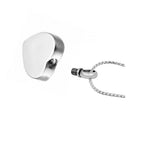 Tulips Memorial Heart Jewelry Ash Urn - Love Charms® Option