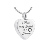 Piece of My Heart is in Heaven Ash Pendant Urn - Love Charms® Option