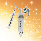 No. 2 Pencil Cremation Jewelry Urn - Love Charms® Option