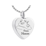 Pennies & Dimes From Heaven Jewelry Urn - Love Charms® Option