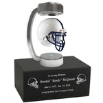 Football Adult or Medium Cremation Urn & Penn State Nittany Lions Hover Helmet Décor - Free Engraving