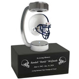 Football Adult or Medium Cremation Urn & Penn State Nittany Lions Hover Helmet Décor - Free Engraving