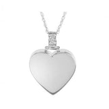 Perfect Heart Silver Swing Pendant Urn