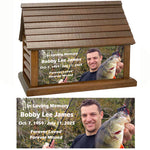 Perfect Memories Photo Log Cabin Adult Cremation Urn - Keep The Memory® Urn 