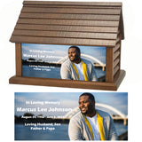 Perfect Memories Photo Log Cabin Adult Cremation Urn - Keep The Memory® Urn 