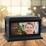 Perfect Memories Photo Wood Adult or Medium Cremation Urn - Keep The Memory® Urn 
