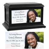 Perfect Memories Photo Wood Adult or Medium Cremation Urn - Keep The Memory® Urn 
