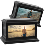 Perfect Memories Photo Wood Adult or Medium Cremation Urn - Keep The Memory® Urn