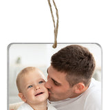 Memorial Photo Ornament - 2 Lines of Personalization