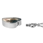 Pet Color Photo Pendant Heart Jewelry Ashes Urn - Love Charms® Option 