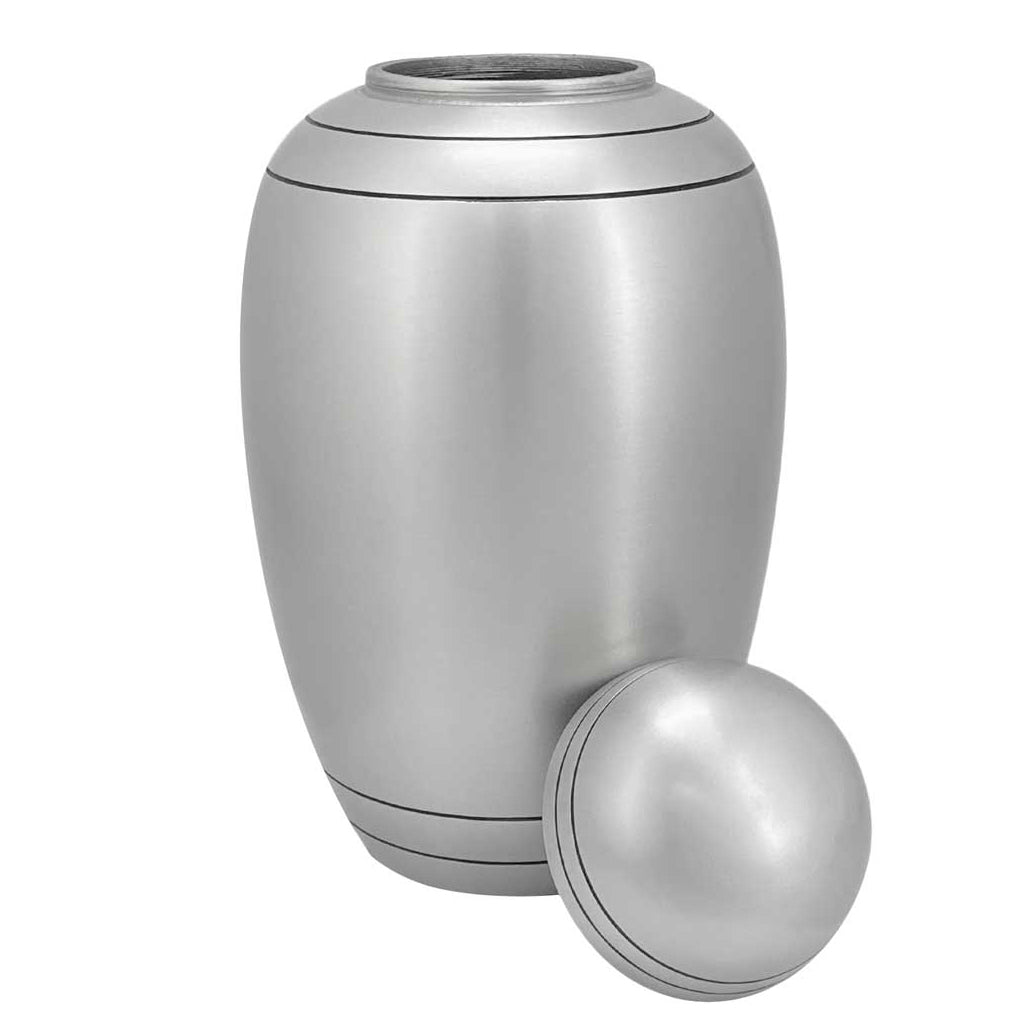Dome Top Double Heart Adult Cremation Urn - Pro Diamond Engraving