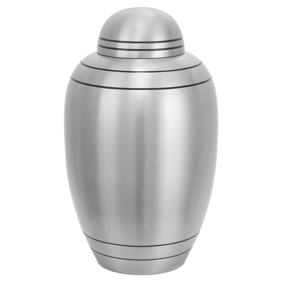 Dome Top Double Heart Adult Cremation Urn - Pro Diamond Engraving