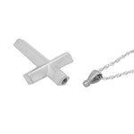 Pewter Cross Pendant Urn