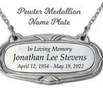 Wings of an Angel Teal Hearts Adult Urn - Pro Laser Engraving - Burial Vault Option