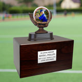 Photo Baseball Mitt Adult or Youth Cremation Urn - Free Engraved Pewter Plate