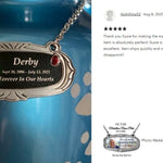 Photo Medallion Urn Name Plates - Birth & Passing Stone Option