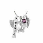 When Pigs Fly Pendant Ash Urn - Love Charms Option