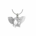 When Pigs Fly Pendant Ash Urn - Love Charms Option