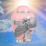Wings of an Angel Pink Adult Urn - Pro Laser Engraving - Burial Vault Option