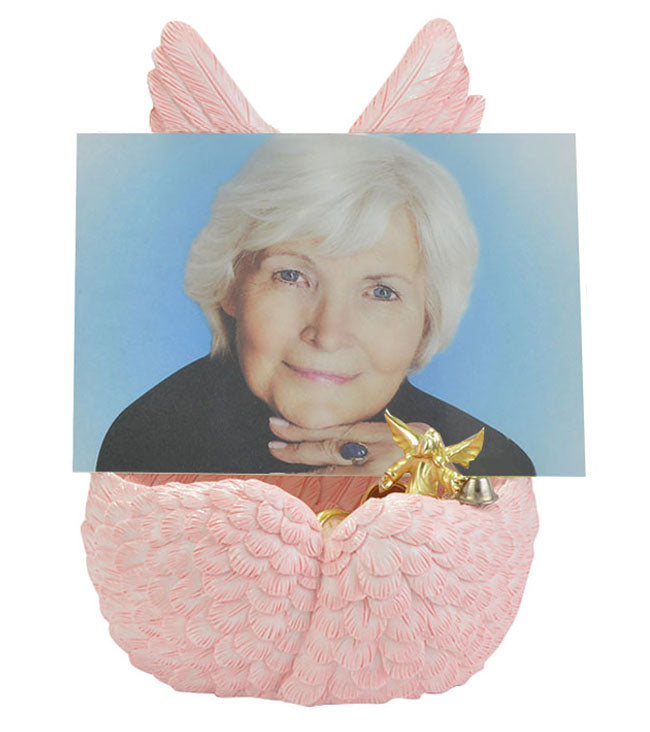 Pink Angel Wings Keepsake Urn