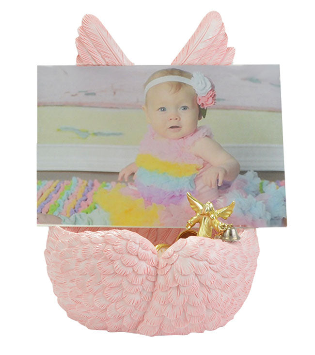 Pink Angel Wings Infant Urn