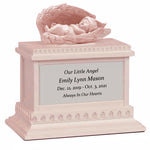 Toddler Pink Baby Column Urn - Free Engraving
