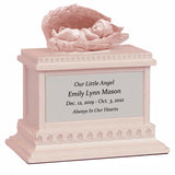 Toddler Pink Baby Column Urn - Free Engraving