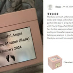 Precious Angel Photo Pink Urn